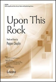 Upon This Rock SATB choral sheet music cover Thumbnail